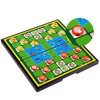 成功 磁石小号斗兽棋儿童亲子游戏玩具磁性动物棋便携式折叠棋盘桌游