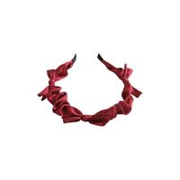 DUO SHANG 朵尚 AA1563 蝴蝶结发箍 酒红色