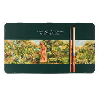 MARCO 马可 雷诺阿系列 3120-72TN 水溶性彩色铅笔 72色 铁盒装