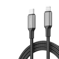 nubia 努比亚 PA1111 MFi认证 Type-C转Lightning 20W 数据线 编织 1.5m 黑色