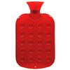 fashy 费许 6425 注水热水袋 蜂窝气垫款 1.2L 透明红