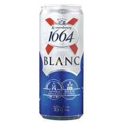 kronenbourg1664凯旋1664啤酒白啤酒330ml9罐小蓝罐礼盒装送礼年货