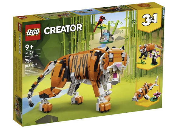 lego乐高creator3合1创意百变系列31129威武的老虎