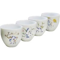 容山堂 白瓷浮金茶杯 70ml 兰