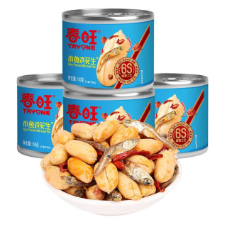 春旺小鱼戏花生150g6罐
