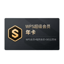 wps金山软件超级会员年卡370天