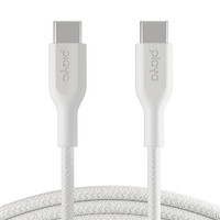 belkin 贝尔金 PMWH2004yz1M MFi认证 双Type-C 3A 数据线 编织 1m 白色