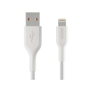 belkin 贝尔金 PMBK1002yz1M MFi认证 Lightning 2.4A 数据线 尼龙编织 1m 白色