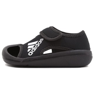 adidas 阿迪达斯 AltaVenture I 男童凉鞋 D97200 1号黑色/亮白 25.5码
