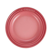 LE CREUSET 酷彩 Le Creuset 酷彩 炻瓷盘圆碟子 15cm 玫瑰色 耐热/耐冷 细腻瓷质 精致美观