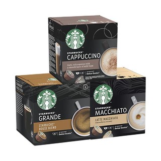 STARBUCKS 星巴克 咖啡胶囊组合装 3口味 351g（拿铁玛奇朵+卡布奇诺+特选综合美式）