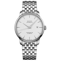 MIDO 美度 Men's Swiss Automatic Baroncelli Stainless Steel Bracelet Watch 40mm