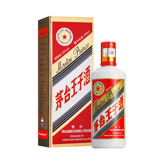 MOUTAI 茅台 贵州茅台王子酒 53度酱香型白酒500ml*6瓶整箱装