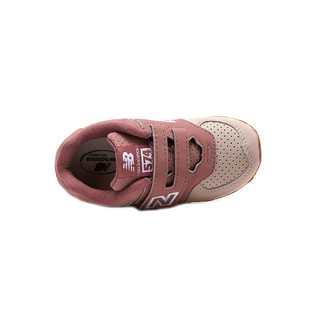 New Balance Kids IV574BUA 儿童休闲运动鞋 梅子粉 5码