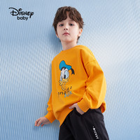 Disney 迪士尼 男童时尚圆领卫衣2022春秋长袖上衣儿童洋气春装潮