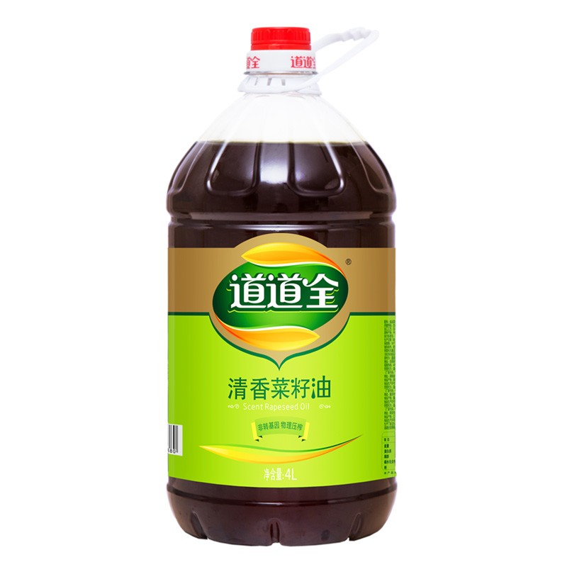 道道全 清香菜籽油 4L