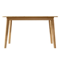 YUANYOU 元优 实木餐桌+餐椅*4 原木色 1.4m