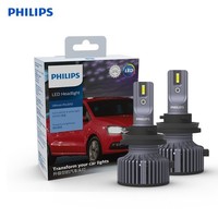 PHILIPS 飞利浦 X途虎定制 U3 PLUS 汽车LED大灯 H11 6000K 一对装 时尚冷白光 近光
