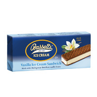 Bassetts 贝赛斯 香草味三明治 74g 美国进口脆皮夹心巧克力冰激凌雪糕 冬天吃的盒装冰淇淋
