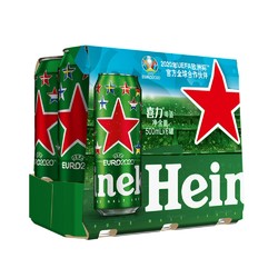 Heineken 喜力 拉罐啤酒 500ml*6听
