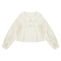 Mewroco猫芮可 Lolita洛丽塔 小奶酪 娃娃领打底衫