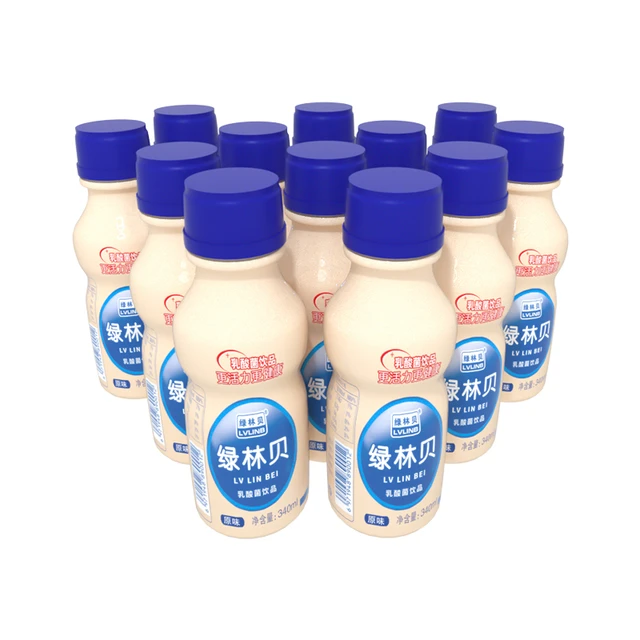 LVLINB 绿林贝 乳酸菌饮品 原味 340ml*12瓶