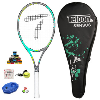 Teloon 天龙 网球拍初学训练套装送带线网球避震器训练底座手胶 SENSUS XI