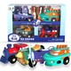 活石 儿童玩 拼装电动工程玩具  新年礼物 4只礼盒装 火车+轮船+飞机+汽车