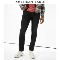 AMERICAN EAGLE AEO2021春秋男士黑色水洗修身休闲牛仔裤American Eagle0117_5356
