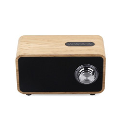 newmine纽曼mx06旋钮开关时尚复古木质无线便携蓝牙音箱立体声重低音