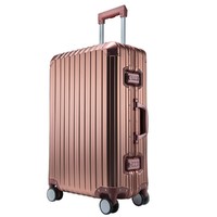 SEALION 时尚奢华全铝镁合金拉杆箱商务旅行箱万向轮金属男女通用行李箱