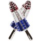 CHARTER CLUB Silver-Tone Red, White & Blue Pavé Popsicle Pin, Created for Macy's
