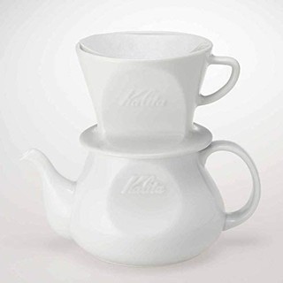 Kalita Hasami＆Kalita Ha Ko-hi-potto 咖啡滤杯，700ml＃35197