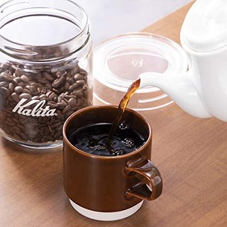 Kalita Hasami＆Kalita Ha Ko-hi-potto 咖啡滤杯，700ml＃35197