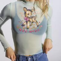 urban outfitters UO Teagan Hot Mess Mesh Tee