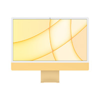 Apple 苹果 2021新款 Apple iMac 24英寸4.5K屏 新款八核M1芯片(8核图形处理器) 8G 256G一体机黄色