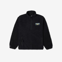 CONVERSE 匡威 10023063 男款半拉链仿羊羔绒立领套头衫