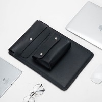 AOWEINI 奥维尼 笔记本电脑内胆包Macbook pro13.3英寸保护套联想华为小米air13电脑包 QS-133 黑色
