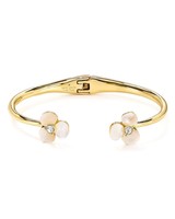 Kate Spade 珍珠开口手镯Mother-of-Pearl Floral Cuff