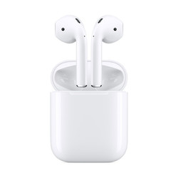 Apple 苹果 AirPods 配充电盒 Apple蓝牙耳机 H1芯片 有线充电款