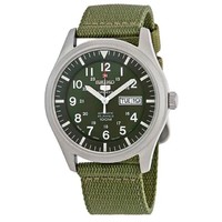 SEIKO 精工 Seiko Seiko 5 Automatic Green Dial Men's Watch SNZG09J1