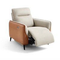 林氏木业 LH011SF1 科技布艺沙发 单人位 手动款