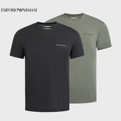 EMPORIO ARMANI 阿玛尼 男士T恤衫（两件）111267-1A717-06621