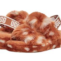 UGG 女子毛绒凉鞋