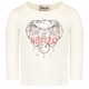 KENZO 凯卓 Ivory Elephant Logo T Shirt