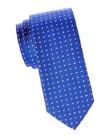 HUGO BOSS Squares-Print Silk-Blend Tie
