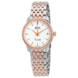 MIDO 美度 Mido Baroncelli III Automatic Silver Dial Ladies Watch M0272072201000