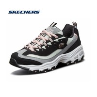 SKECHERS 斯凯奇 D'Lites Cool Change低帮运动鞋熊猫鞋13143 BKGY