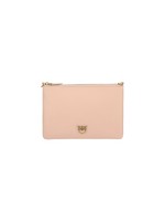 PINKO 品高 Pinko Flat Simply Shoulder Bag - Only One Size / Pink