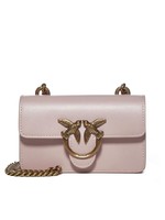 PINKO 品高 Pinko Logo Plaque Foldover Shoulder Bag - Only One Size / Pink